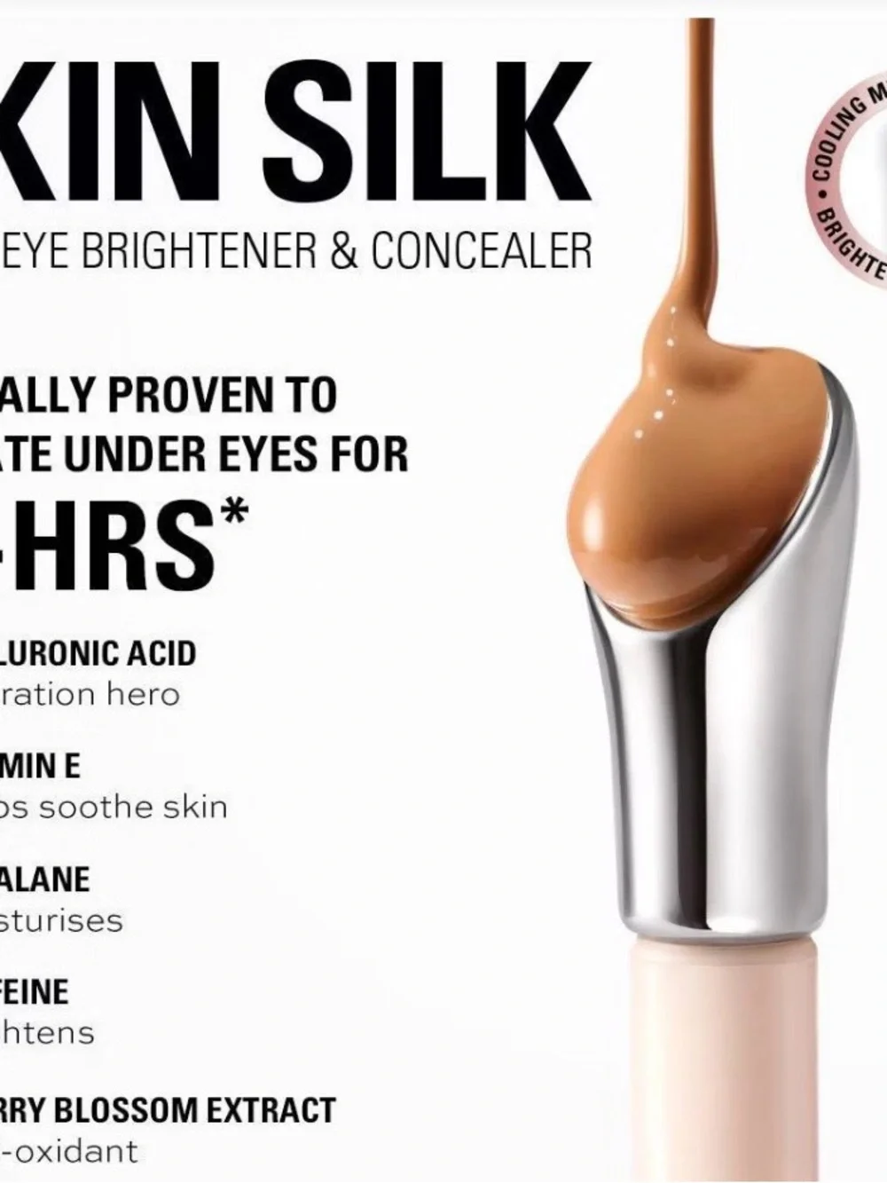 Revolution Skin Silk Under eye Brightener & Concealer, Set of 2, New/Sealed